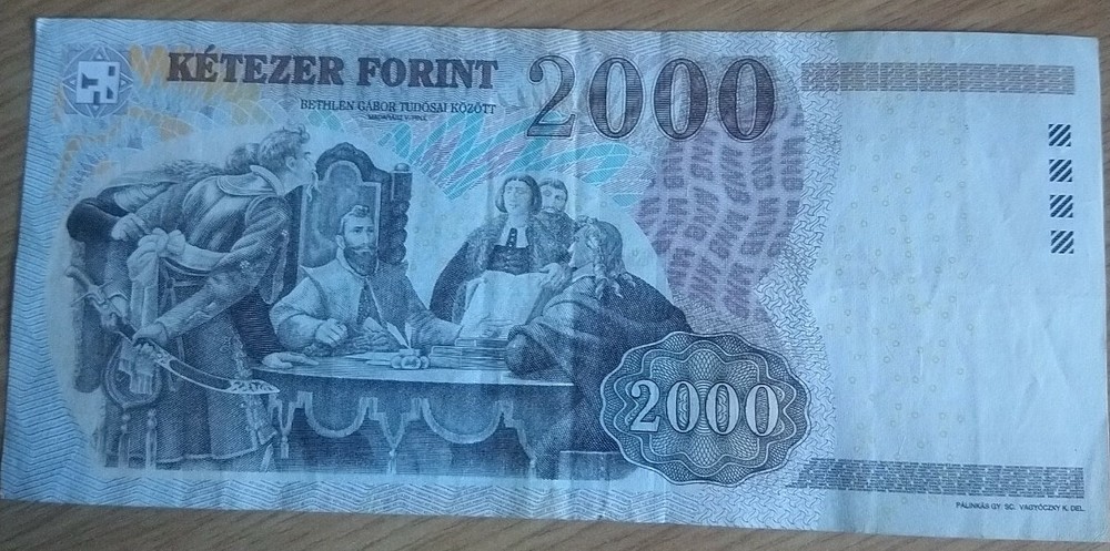 2000 Forint Hungarian Note 2013