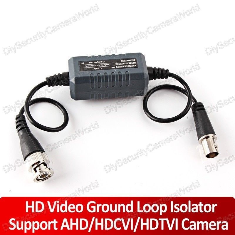 HD Video Balun Ground Loop Isolator BNC For CCTV Camera