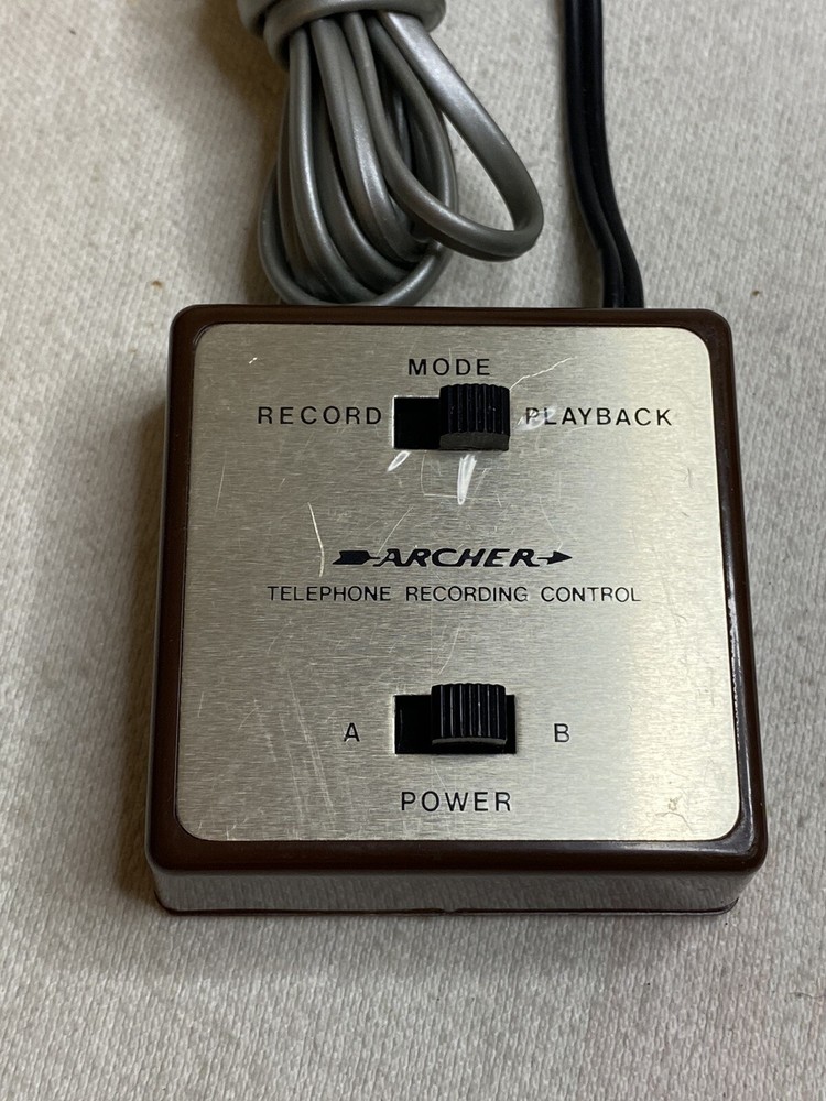 Genuine Archer 43-236B Telephone Automatic Recording Control Cable