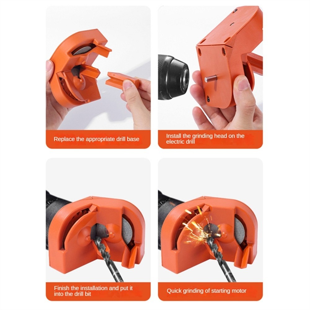 Drill Bit Sharpener Multipurpose Grinding, Electric Drill Sharpener2554