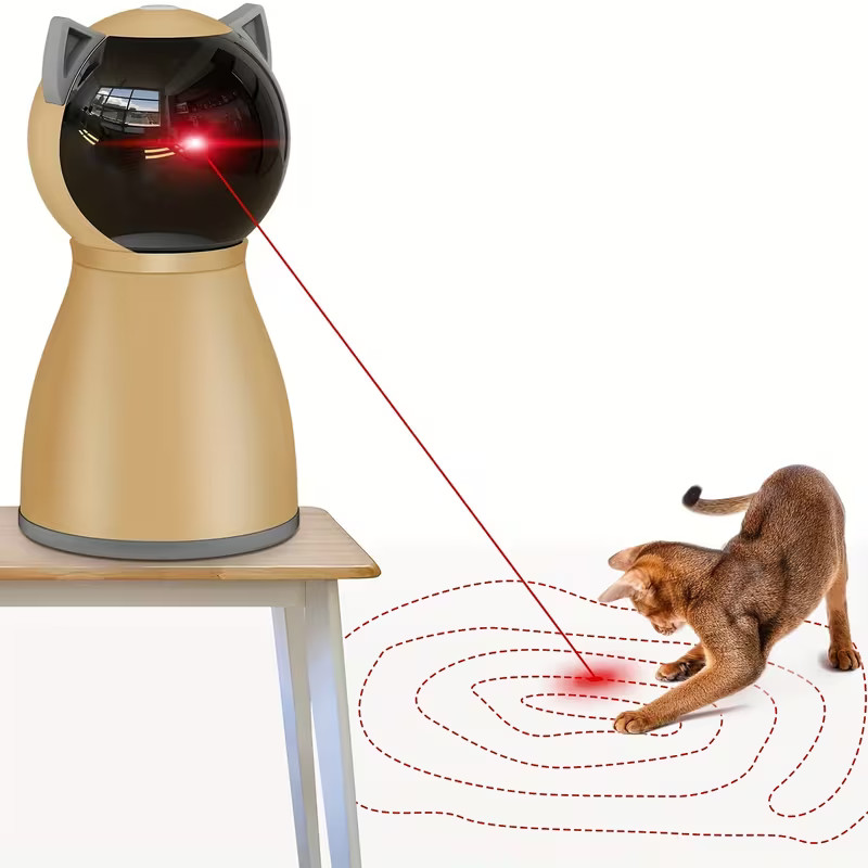 Automatic Cat, Laser Toy, Rechargeable Interactive, Pet Toy Random, Movement