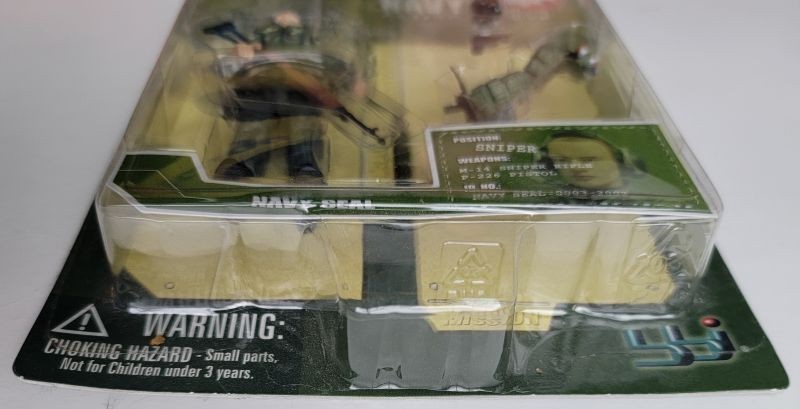 Elite Force Navy Seal Blue Box Toys Action Figure 1:18 Scale Sniper