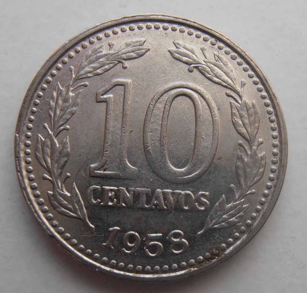 ARGENTINA 10 CENTAVOS 1958