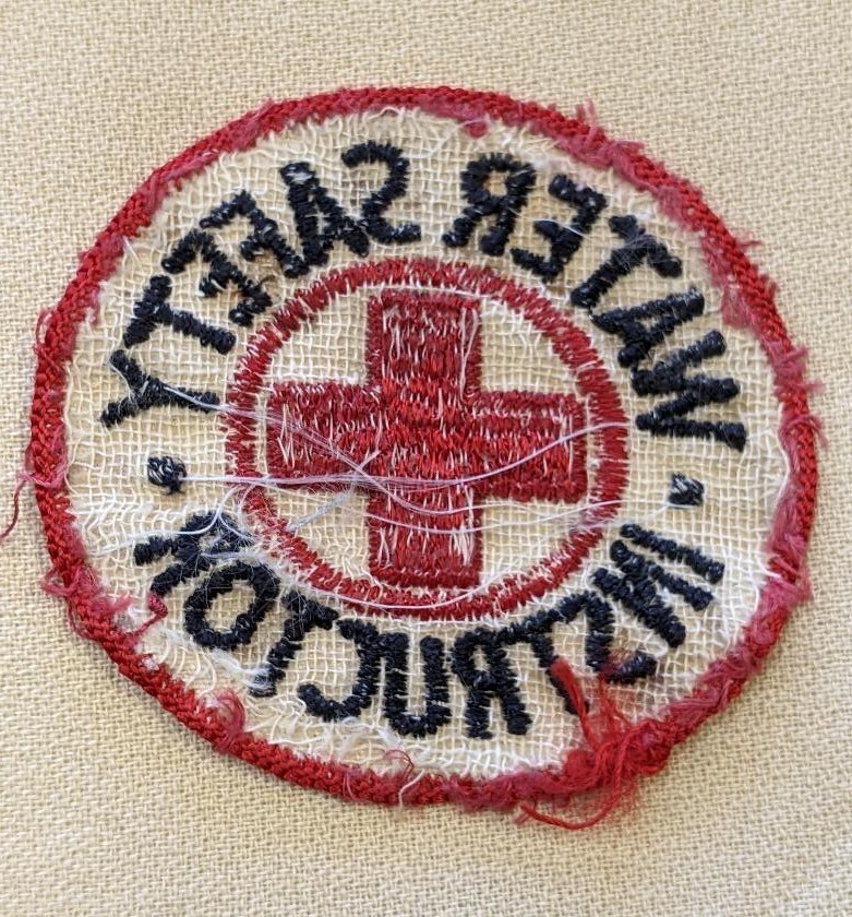 Vintage Red Cross Safety Instructor Patch