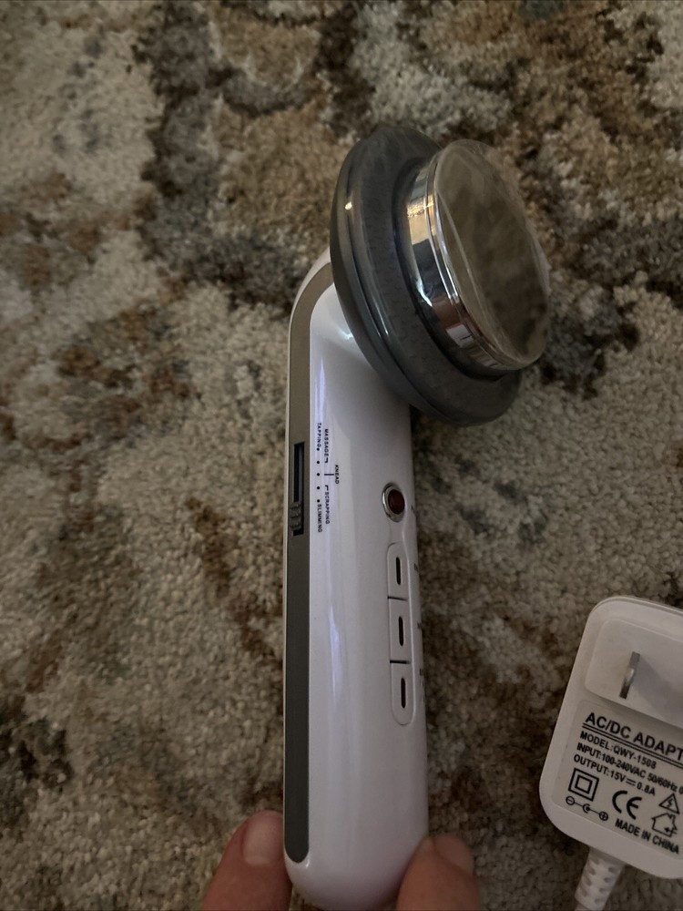 Inferated handheld utrasonic microcurrent machine White W/charger