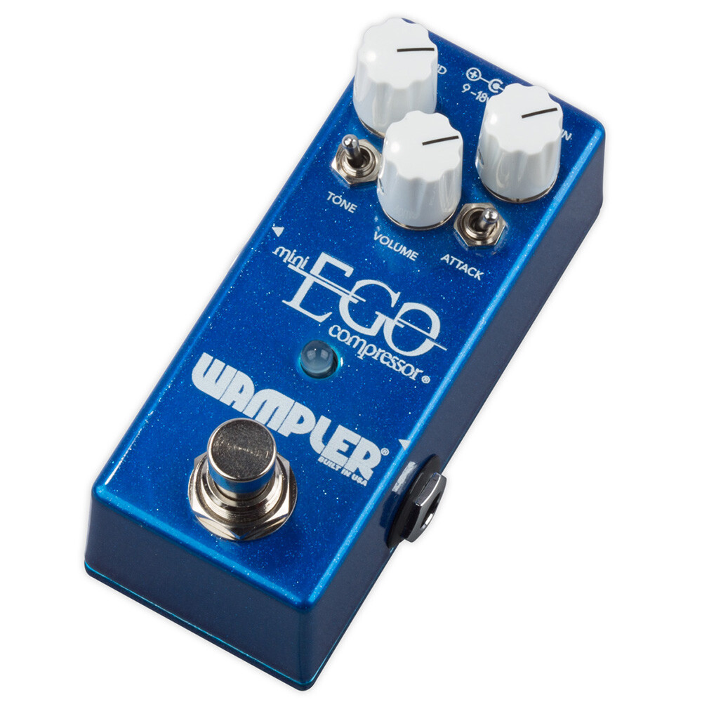 Wampler Mini Ego Compressor Sustain Compression Guitar Effects Pedal True Bypass