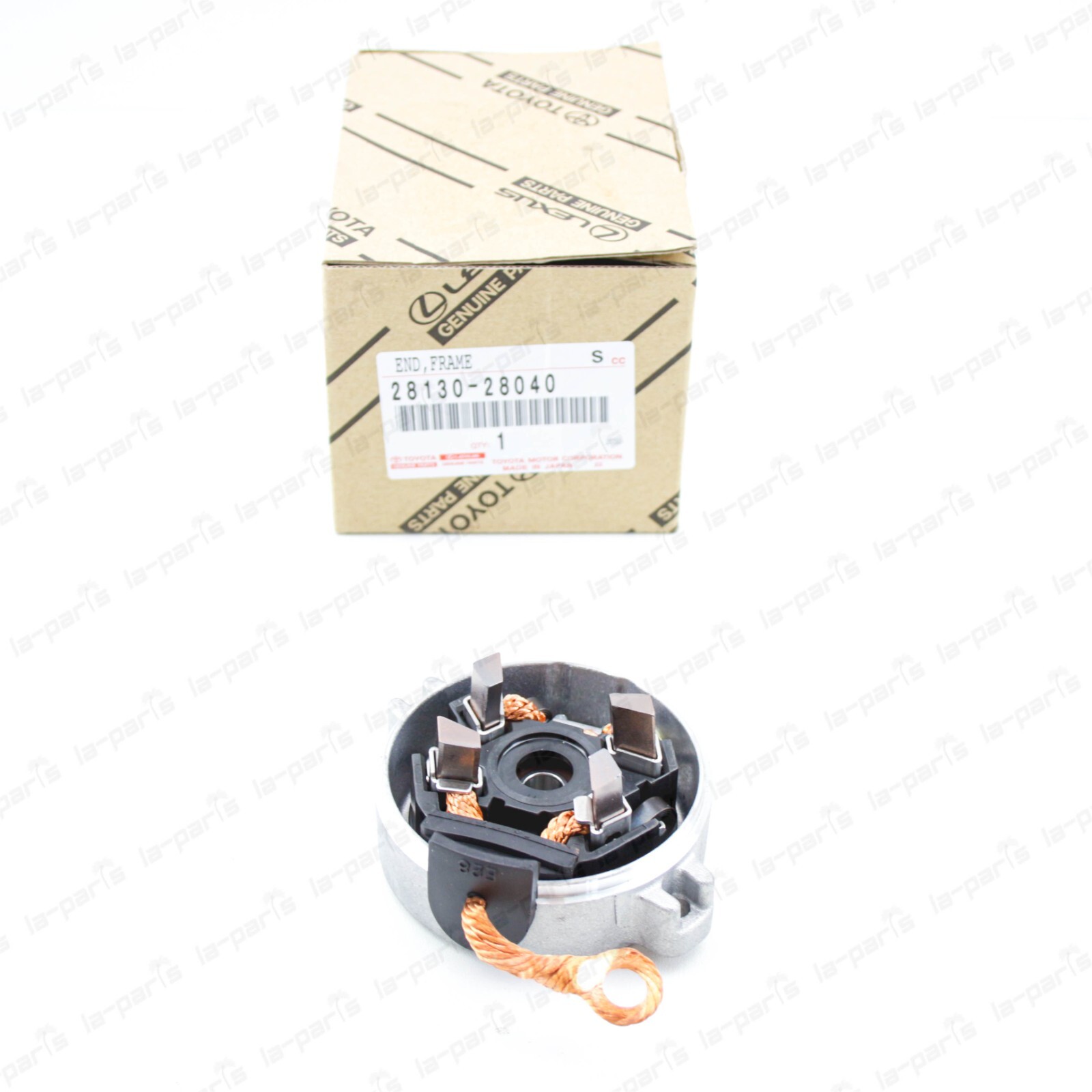 NEW GENUINE TOYOTA 02 -07 CAMRY HIGHLANDER STARTER COMMUTATOR END FRAME ASSY