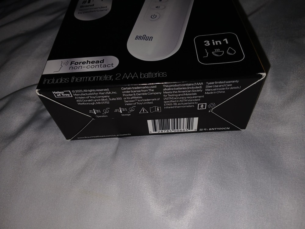 New Braun BNT100cn Thermometer NIB
