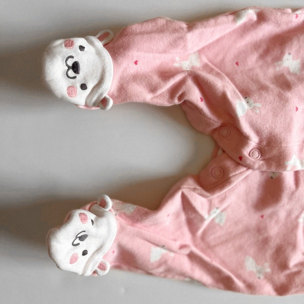 Carter's Assorted Pink Footies Set - 0/3 Months