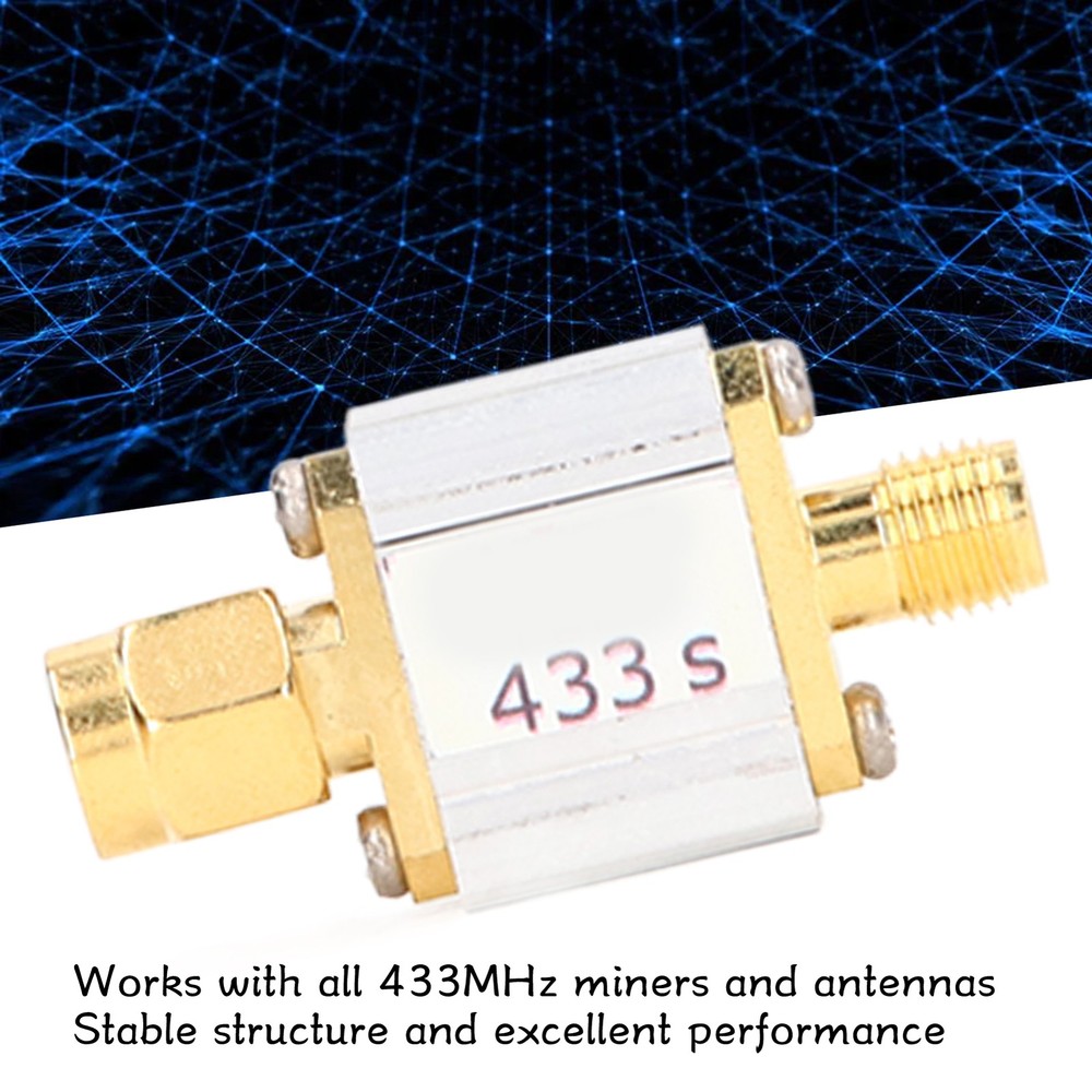 433MHz Bandpass Filter SMA Interface Band Pass Filter Module For Receiver❀
