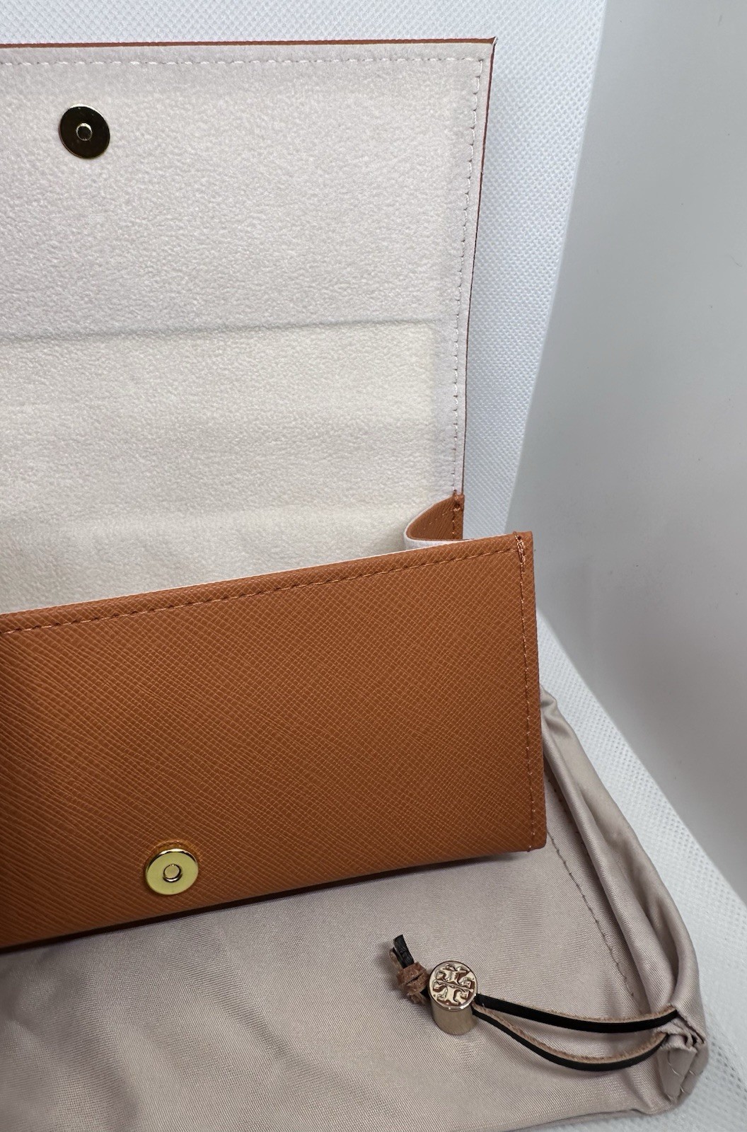 New TORY BURCH Eyeglass Case with Dust Bag