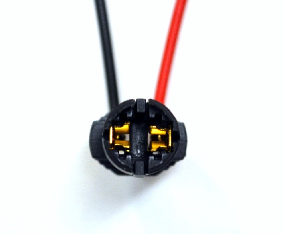 Universal Pigtail Wire Female Socket 168 T10 PBL Front Side Marker Light Plug B