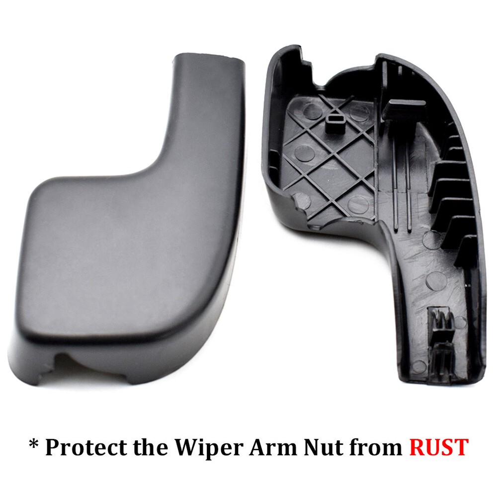 2X For BMW 3 E90 E91 E92 E93 Front Windshield Wiper Arm Head Bolt Nut Cover Cap