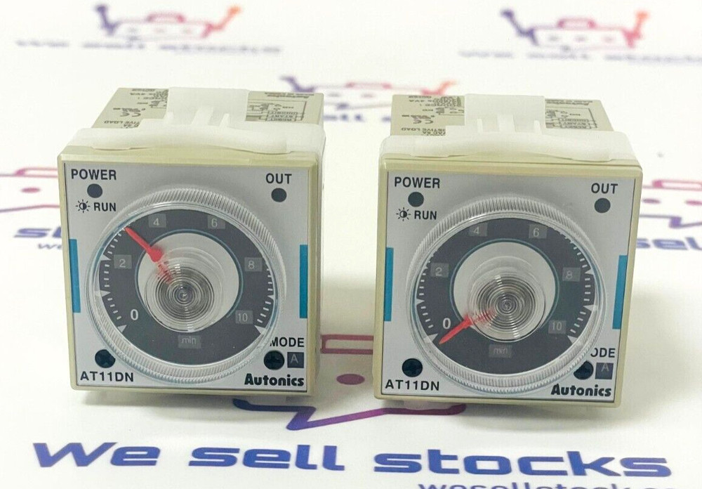 AUTONICS AT11DN-2 Multi Function Analog Timer ( Lot Of 2 Pcs )