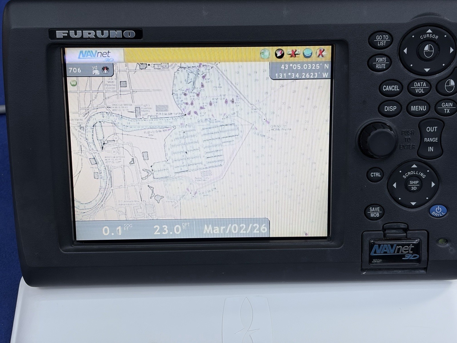 Furuno MFD8 NavNet 3D Chartplotter Multifunction Display - Tested & SW Updated!
