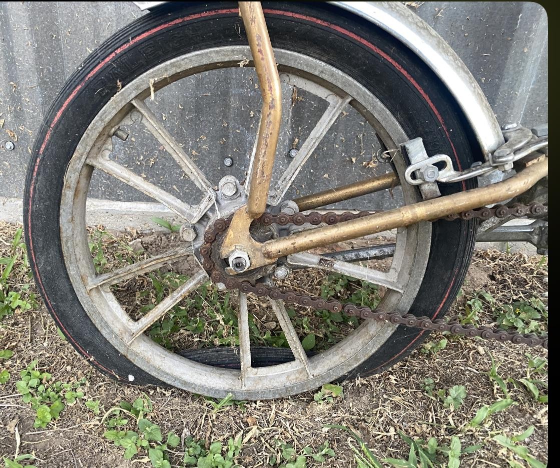 vintage Raleigh TOMAHAWK 16" 3 speed Muscle BIKE bicycle Mag wheels
