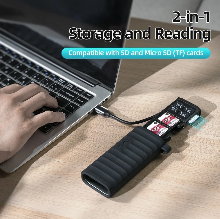 SD Memory Card Reader & Storage