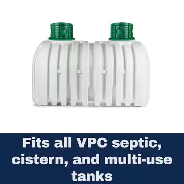 VPC 20 in. x 18 in. Tall Septic Tank Riser Combo