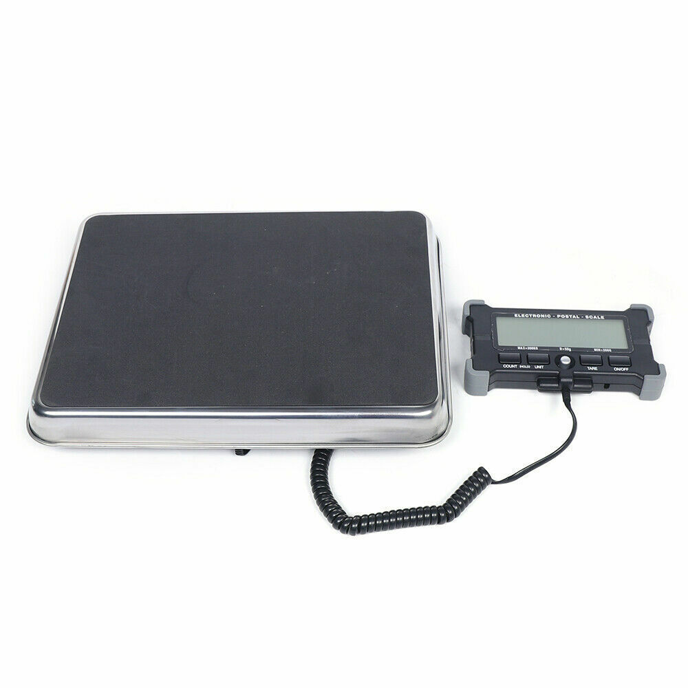12.4" × 9.8" Digital Mail Parcel Scale with LCD Display, 200 kg Capacity