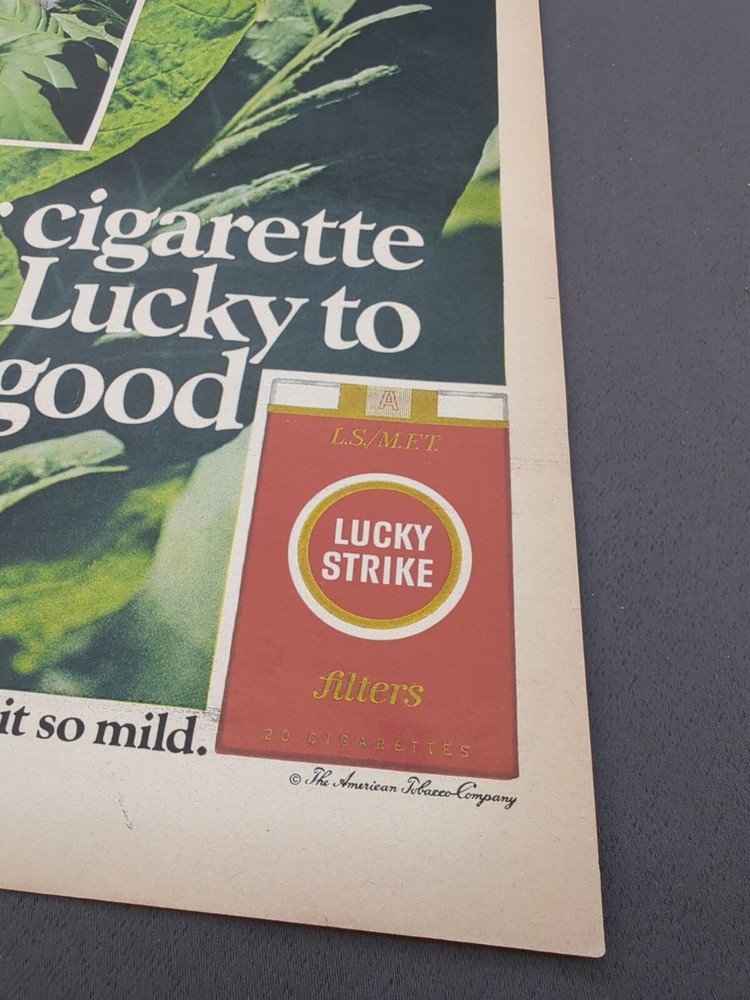 Lucky Strike Advertisement 1960s