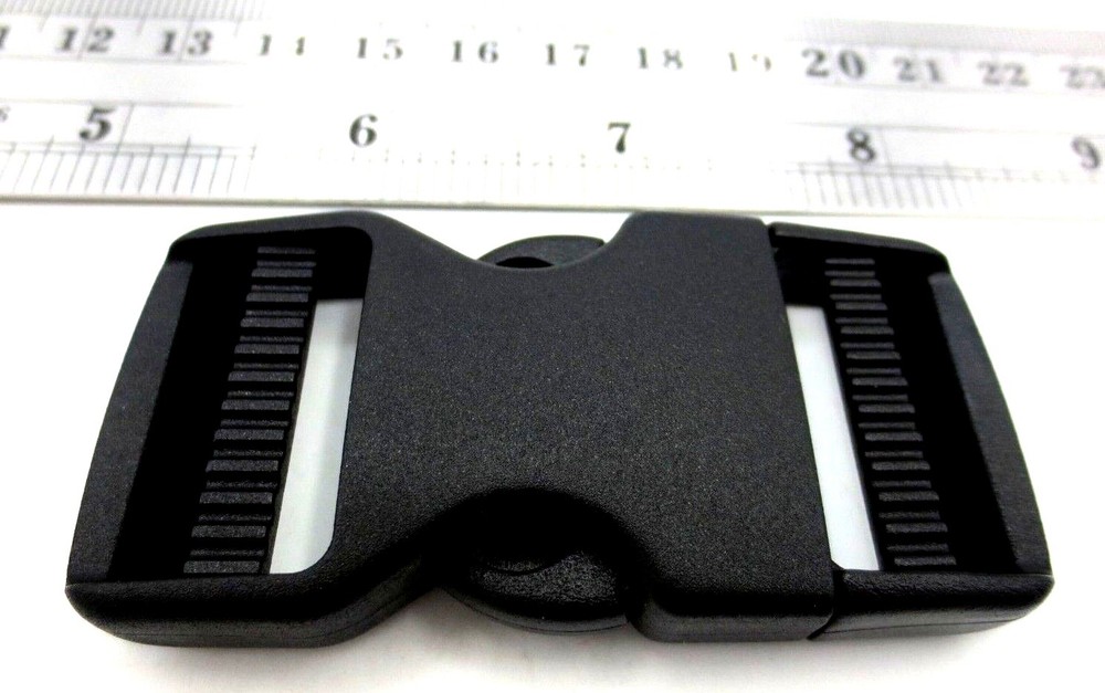 Webbing Buckle Fits 1" 25mm Wide Strap - Quick Side Release! Durable Polyacetal!