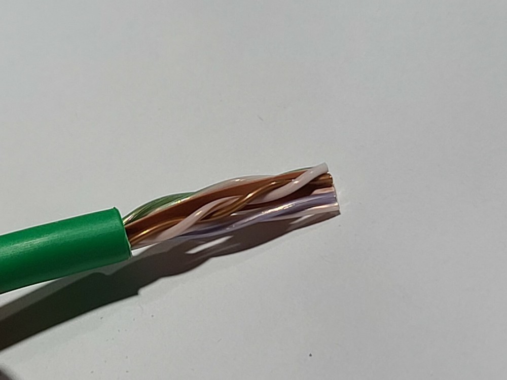 Commscope CS34P 23/4P Cat6 U/UTP WebTrak Plenum CMP Network Cable Green /100ft