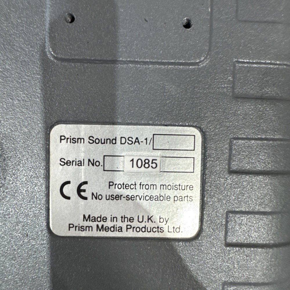 PrismSound DSA-1 Digital Audio Interface AES/EBU Signal Analyzer Generator