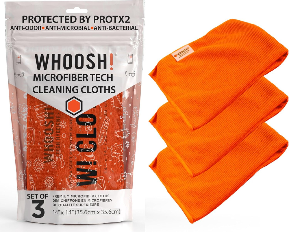 ! Microfiber Cleaning Cloth, 3 Pack, Glasses and Screen Cleaning Cloth, Suitable