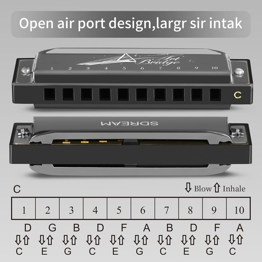 Blues Harmonica Musical Instrument