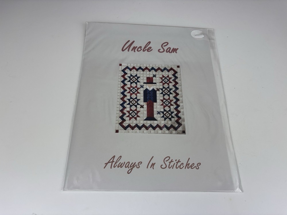 Always In Stitches Uncle Sam Needlepoint Pattern Patriotic 2S