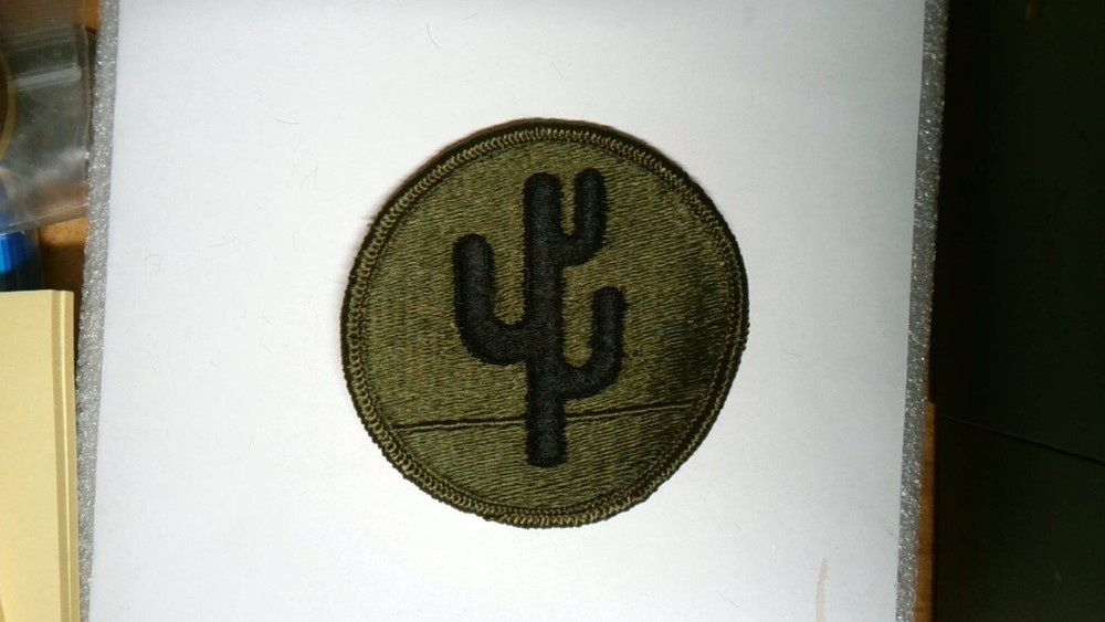 MILITARY PATCH SEW ON SUBDUED US ARMY 103RD SUPPORT COMMAND