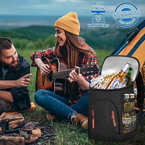 Cooler Backpack 30 Cans, Insulated Backpack Cooler Leak Proof Large Capacity
