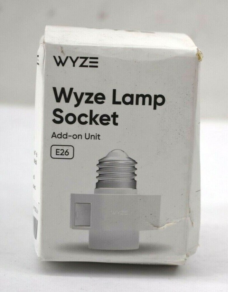 Wyze Security 5 Volt 30 Watt E26 Base Light Socket Power Adapter Add On Unit