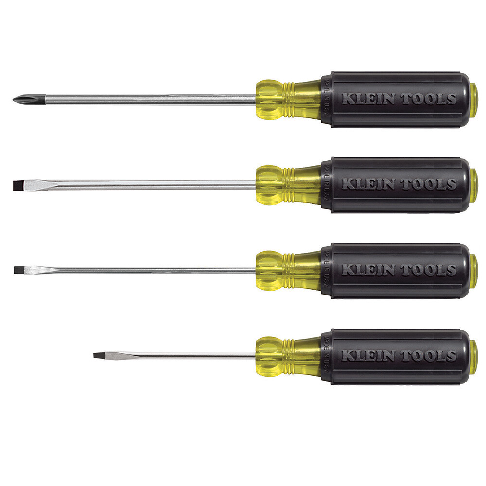 Klein Tools 85484 4 Piece Mini Cushion Grip Screwdriver Set