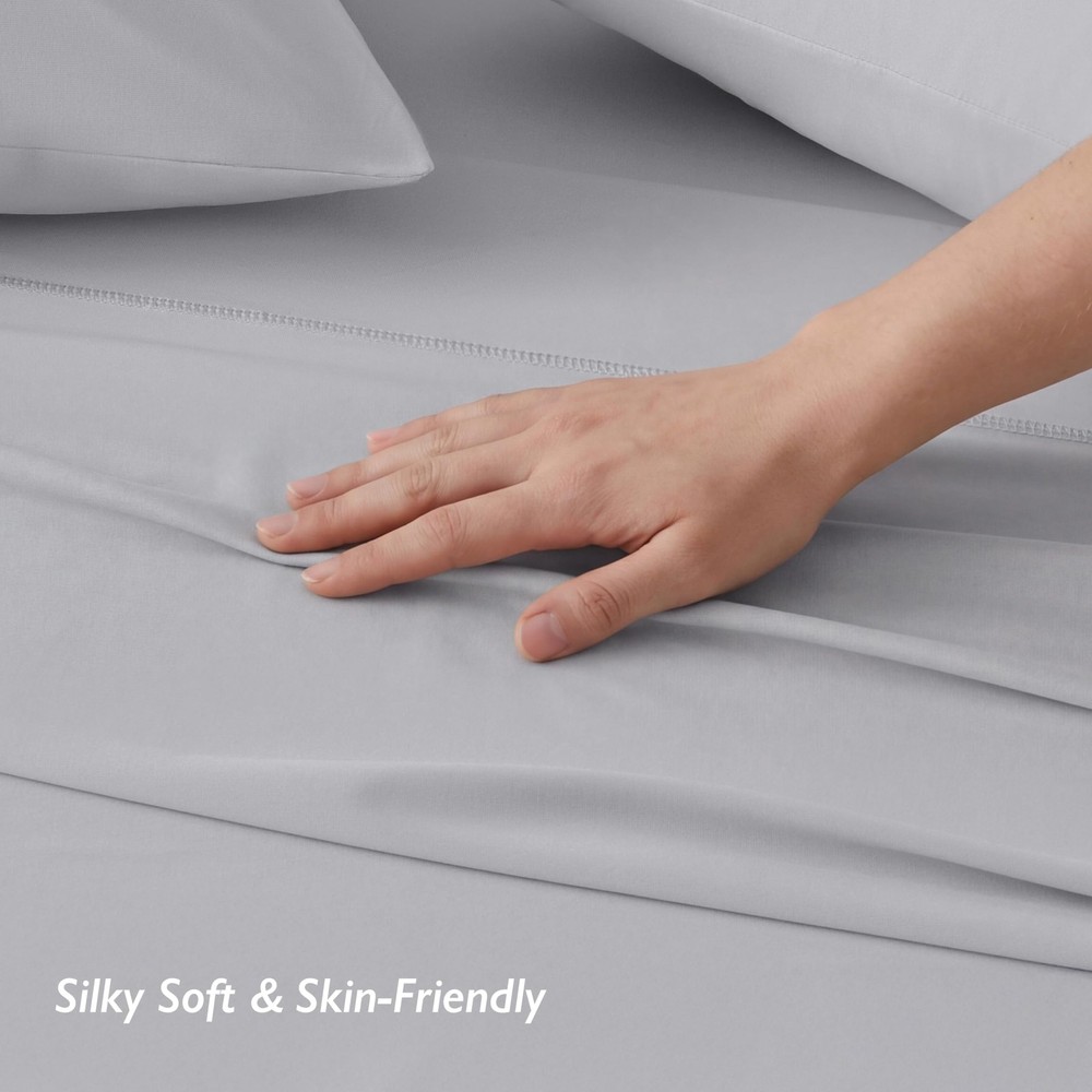 Cooling Sheets Queen Size - BlendTek Dry & Cool Technology Cooling Bed Sheets...
