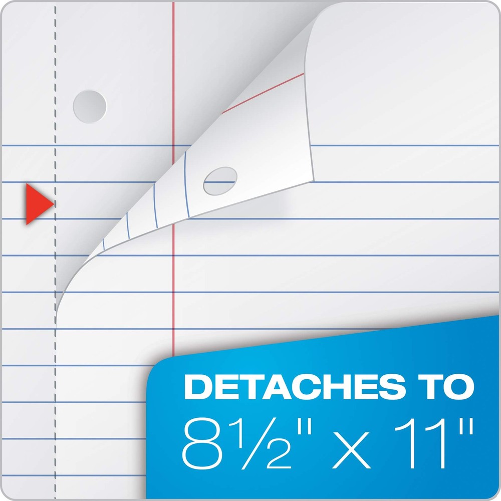1 Subject Spiral Notebook, 3 Pack, Durable Cover, 100 Sheets