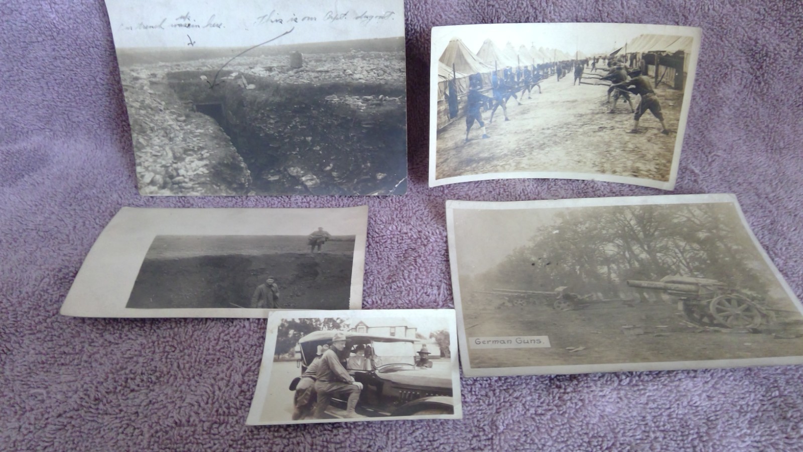 World War 1 postcard and Photos  set of 5