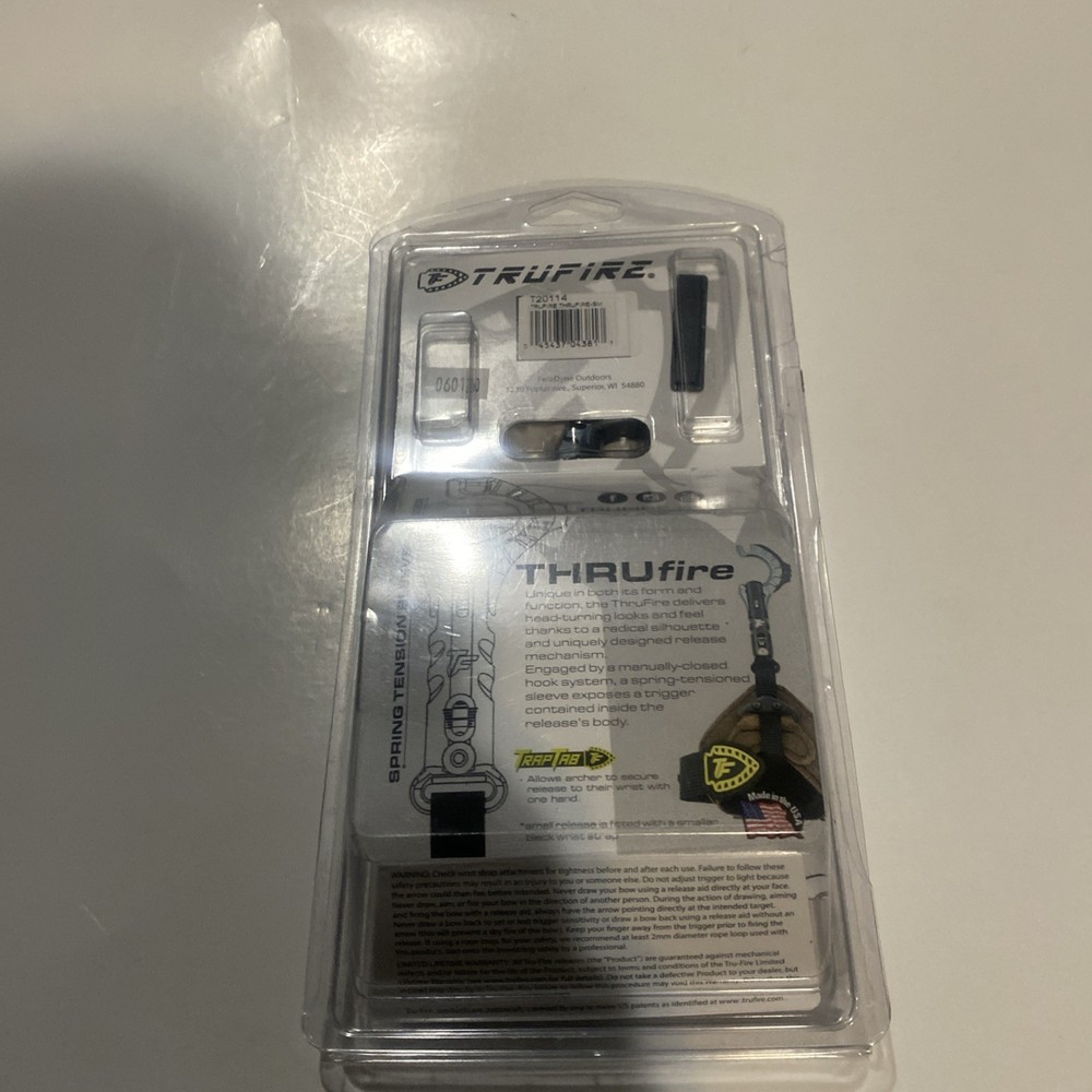 Tru-Fire ThruFire Archery Release, Buckle Strap, Size SMALL trufire