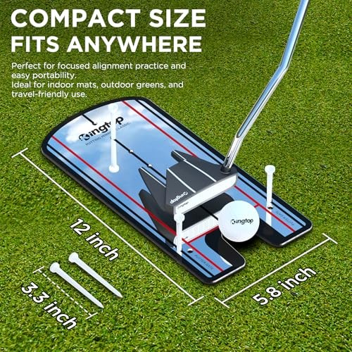Golf Putting Mirror - Alignment Putting Training Aids Putting Alignment Mirror