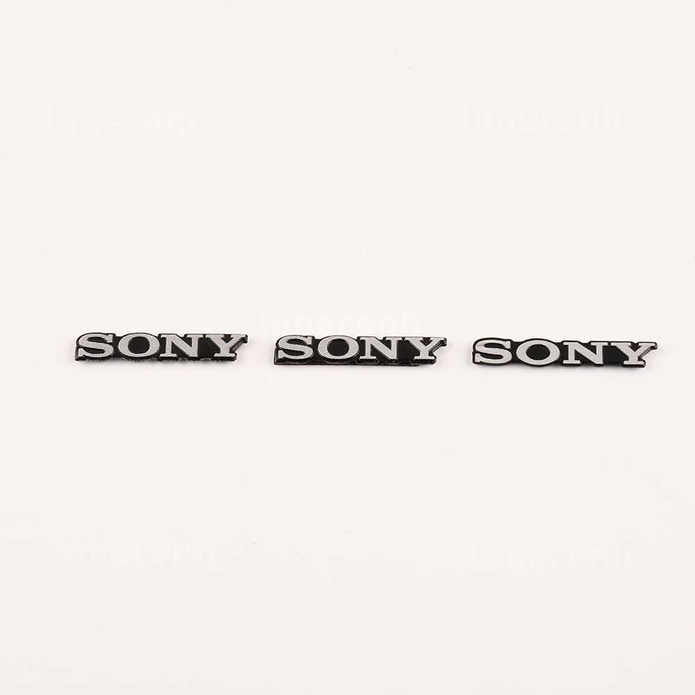 4pcs DIY Sony aluminum logo badge replacement piece 30mm X 5mm