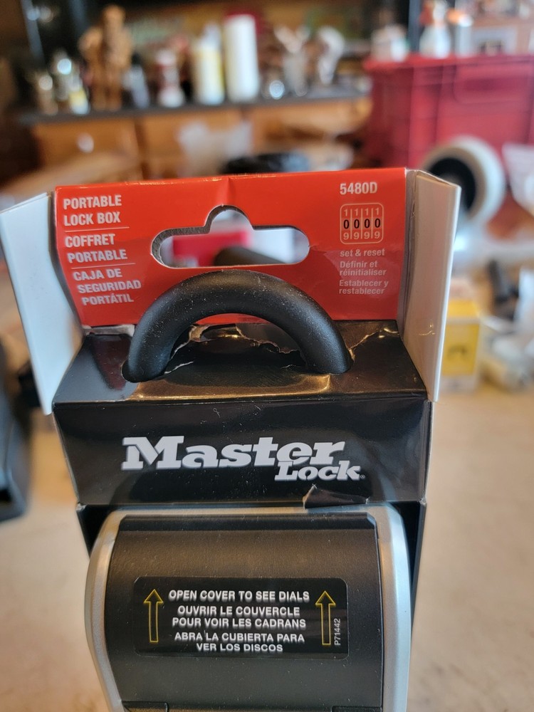 MasterLock Portable Combination Lock Box (5480D). FreeShipL48