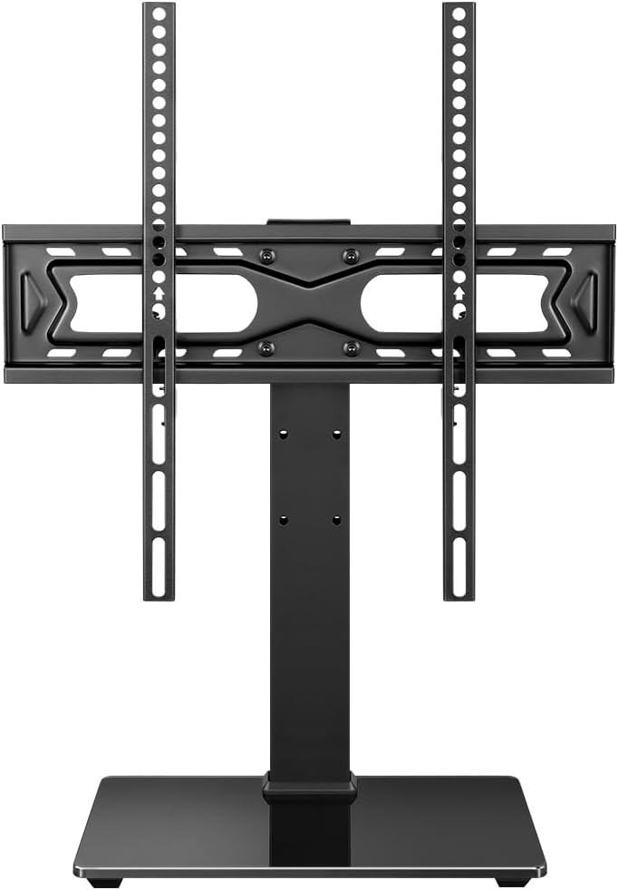 Universal TV Stand for 27-65 Inch LED LCD TV Swivel Table Top TV Stand with 30 D