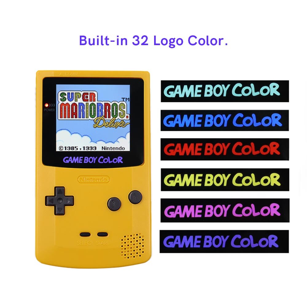 OLED Screen Touch Laminated Screen Kit&Pre-cut Case With Type-C Battery For GBC