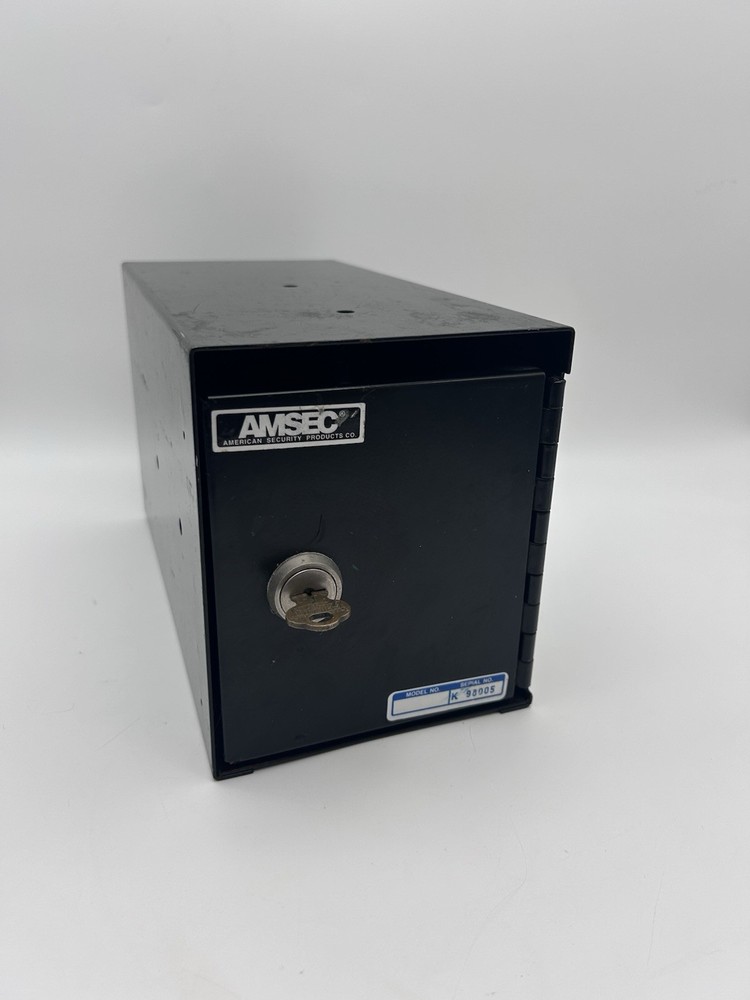 AMSEC Under counter Safe With Key, Heavy Solid Steel