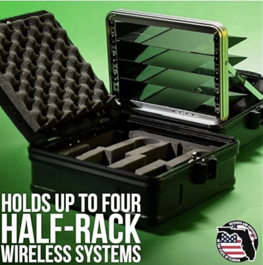 Gator Shure Cases System Solution Series Wireless System Solution Case 4
