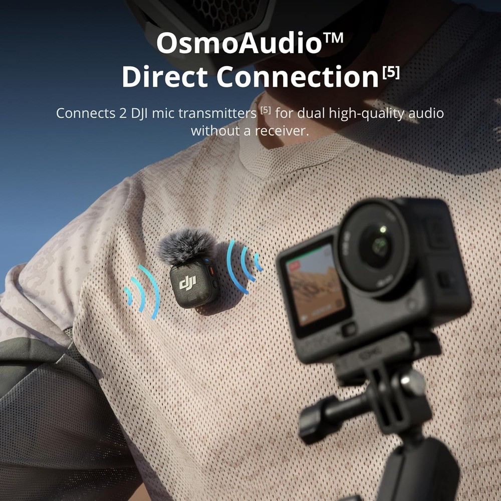 DJI Osmo Action 6 Enhanced Combo - 4K OLED Variable Aperture Action Camera