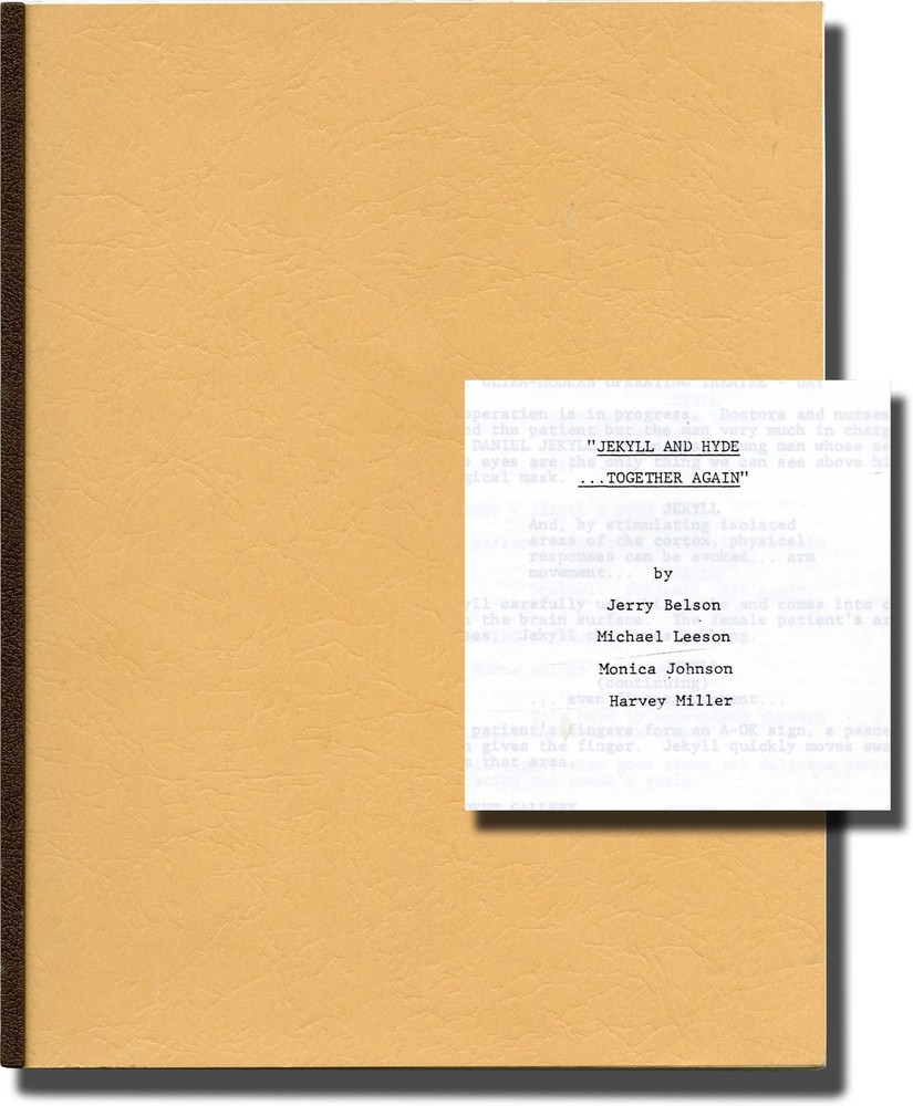 Jerry Belson JEKYLL AND HYDE...TOGETHER AGAIN Original screenplay for #142637
