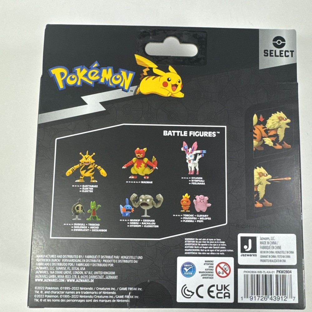 Jazwares Pokemon Evolution Multi-Pack Growlithe & Arcanine