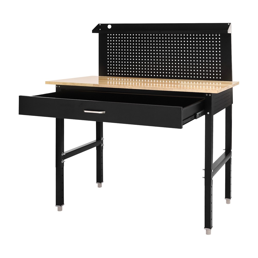 48" ×24'' Adjustable Workbench Heavy-Duty Worktable