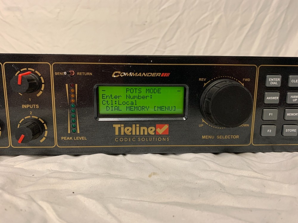 TieLine Codec Solutions TLR200 Commander Rack POTS ISDN Digital Audio Codec Work